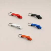 Llavero de aluminio con abridor